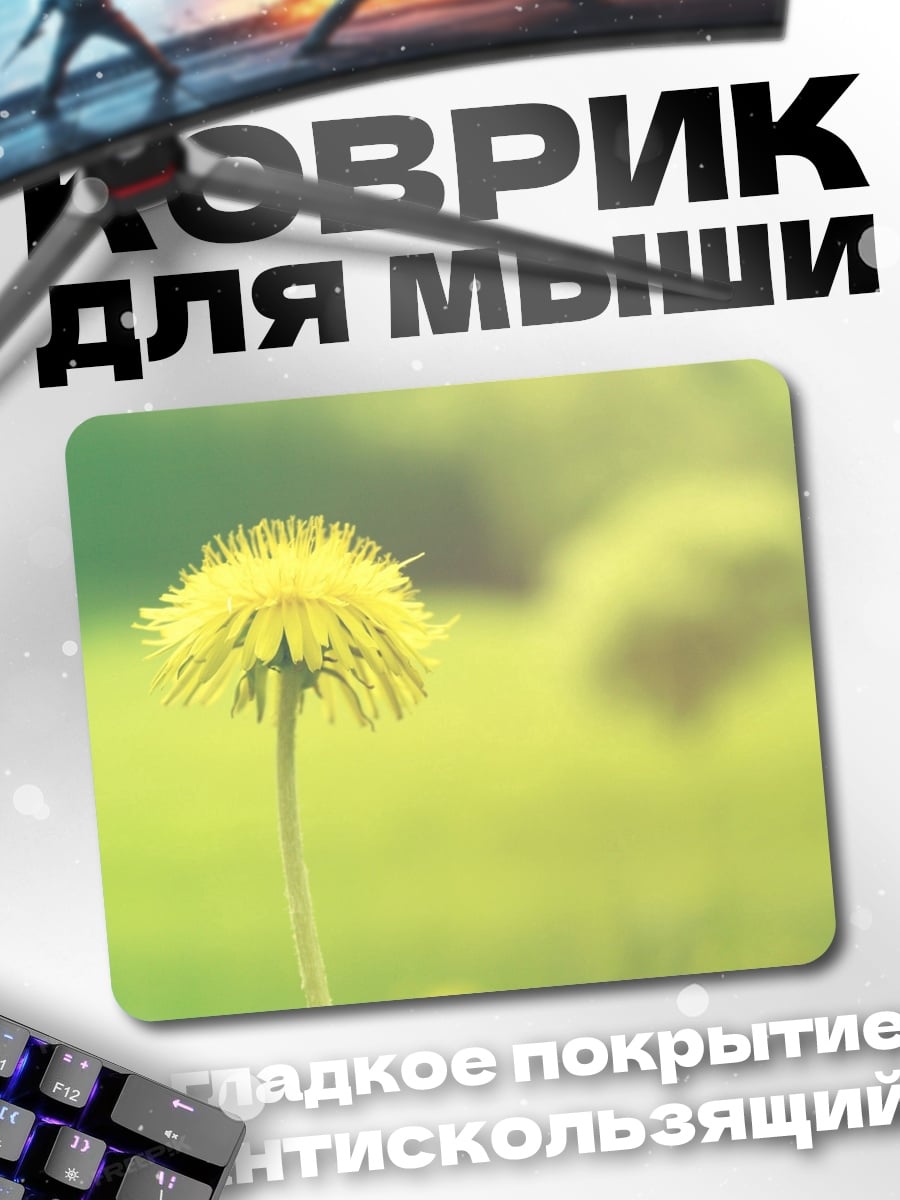 Коврик Одинокий одуванчик