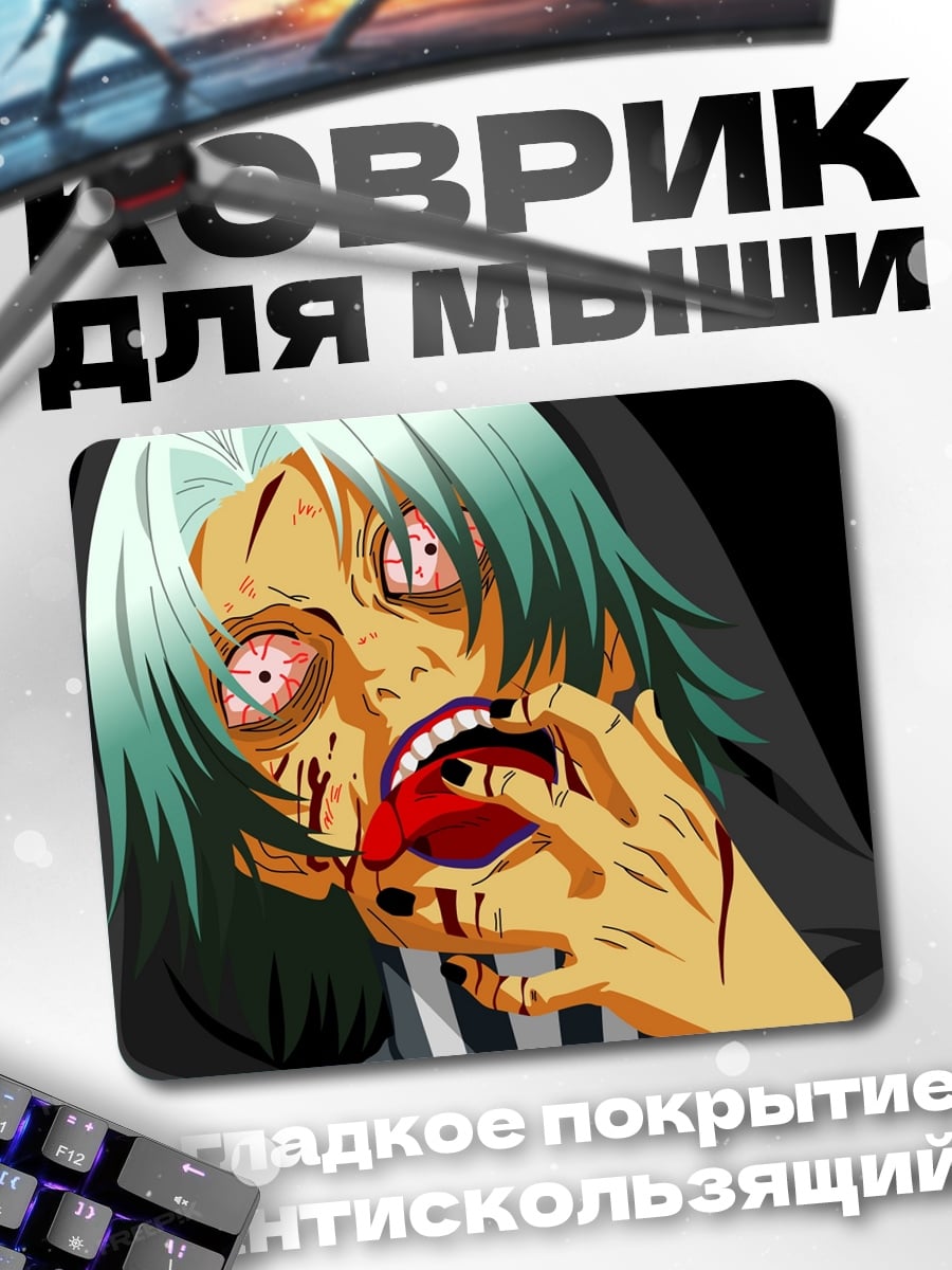 Коврик Искаженное лицо аниме
