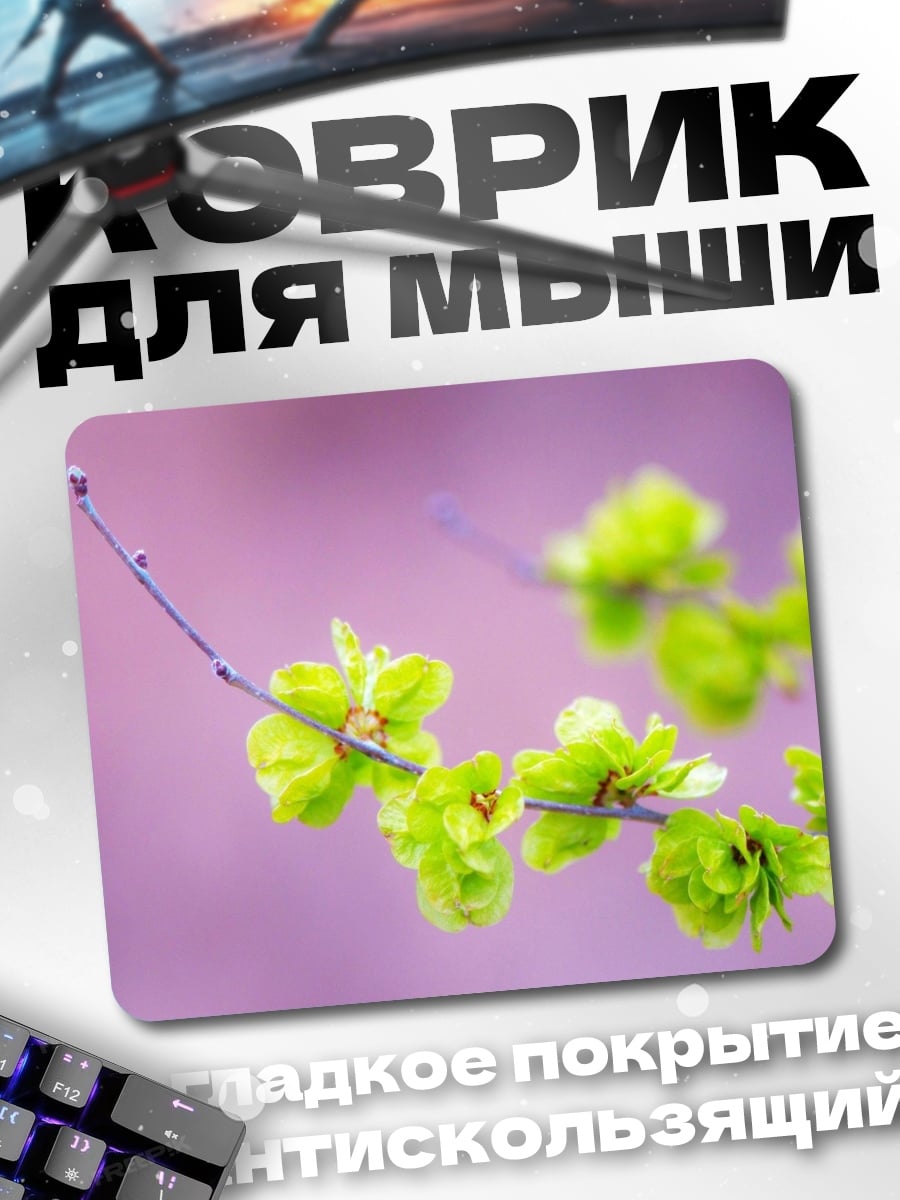 Коврик Цветущая ветка сирени
