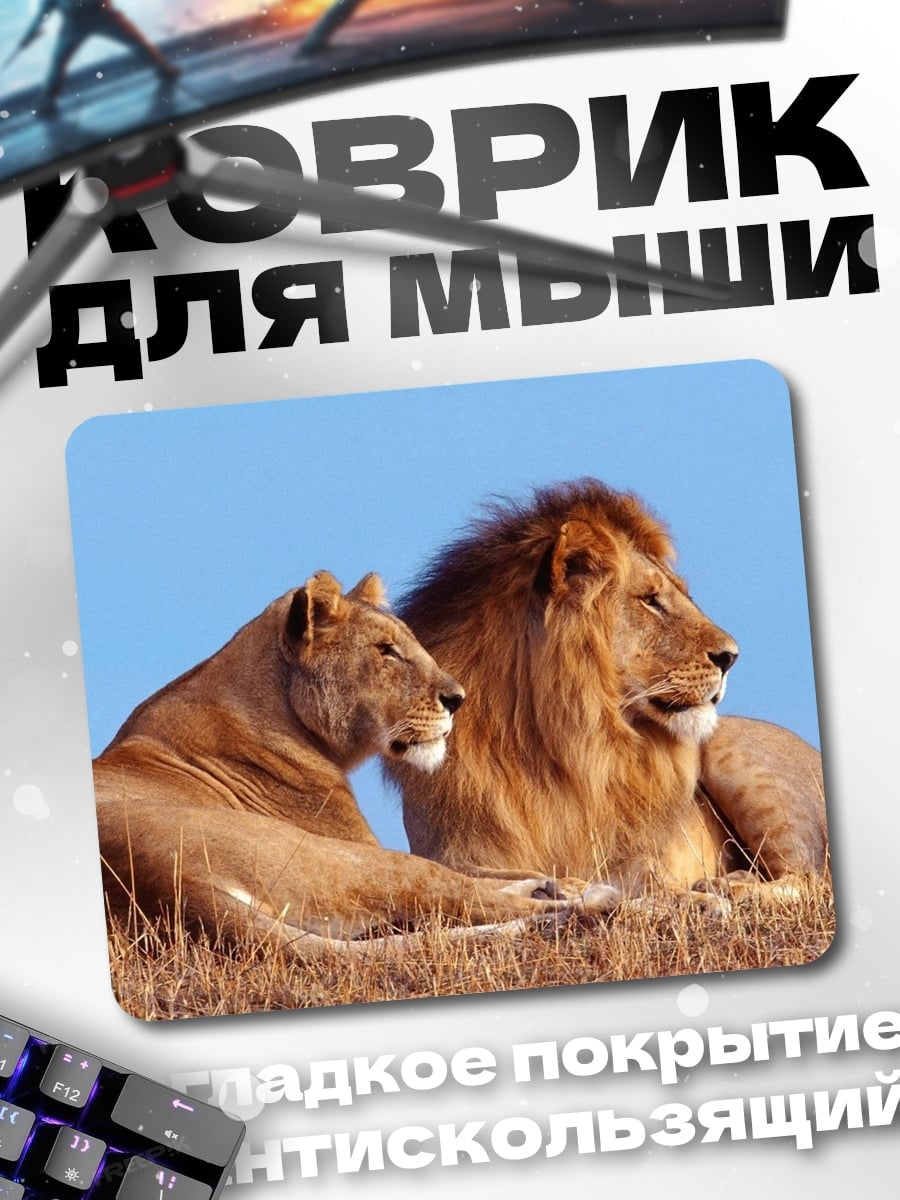 Коврик Львиная пара