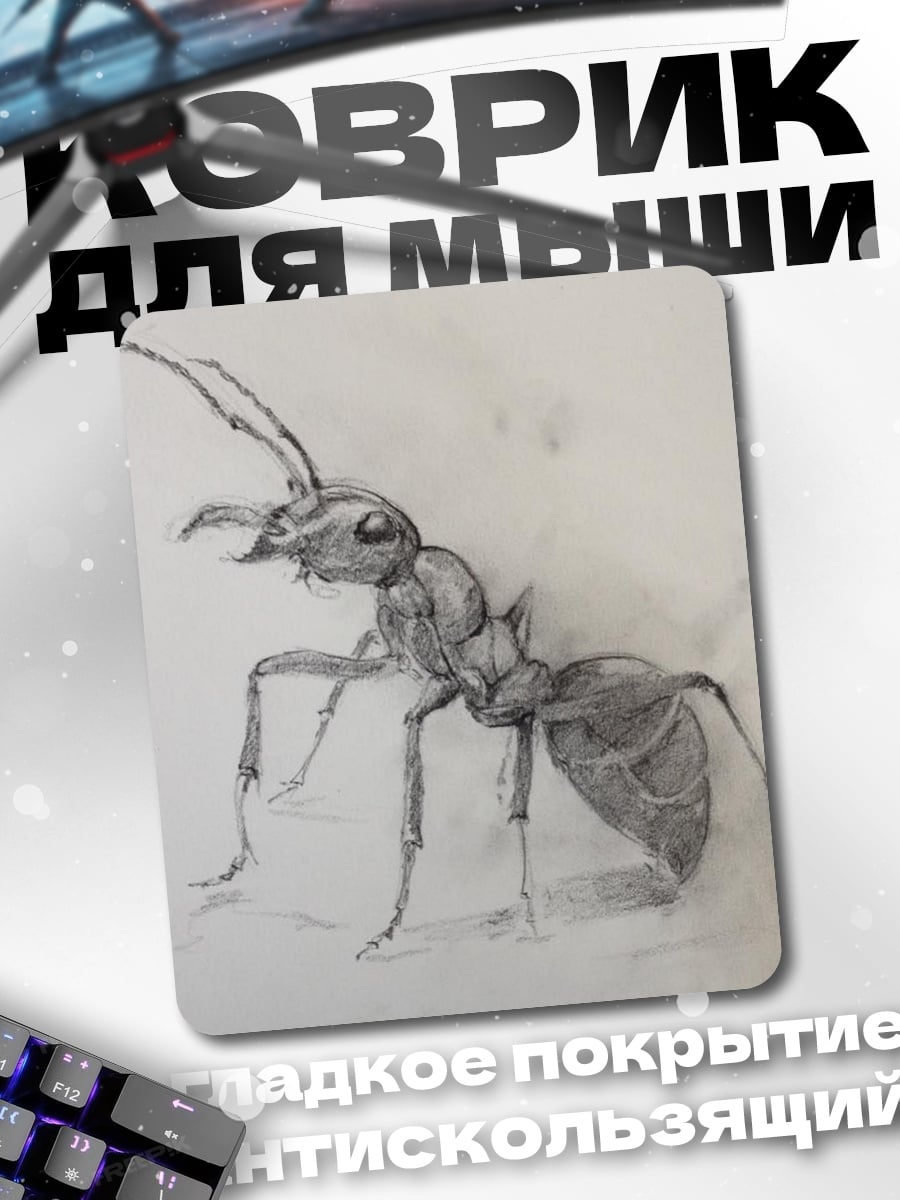 Коврик Рисунок муравья