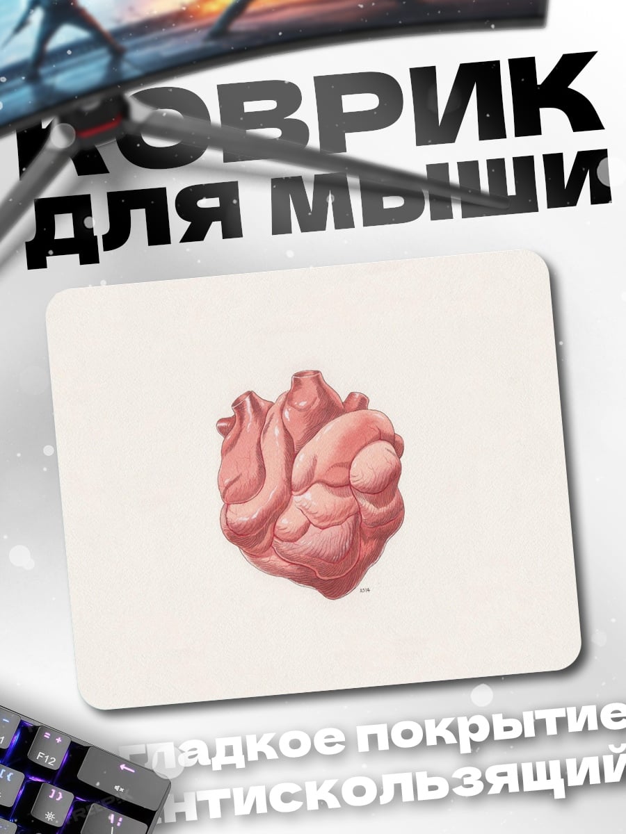 Коврик Анатомия сердца