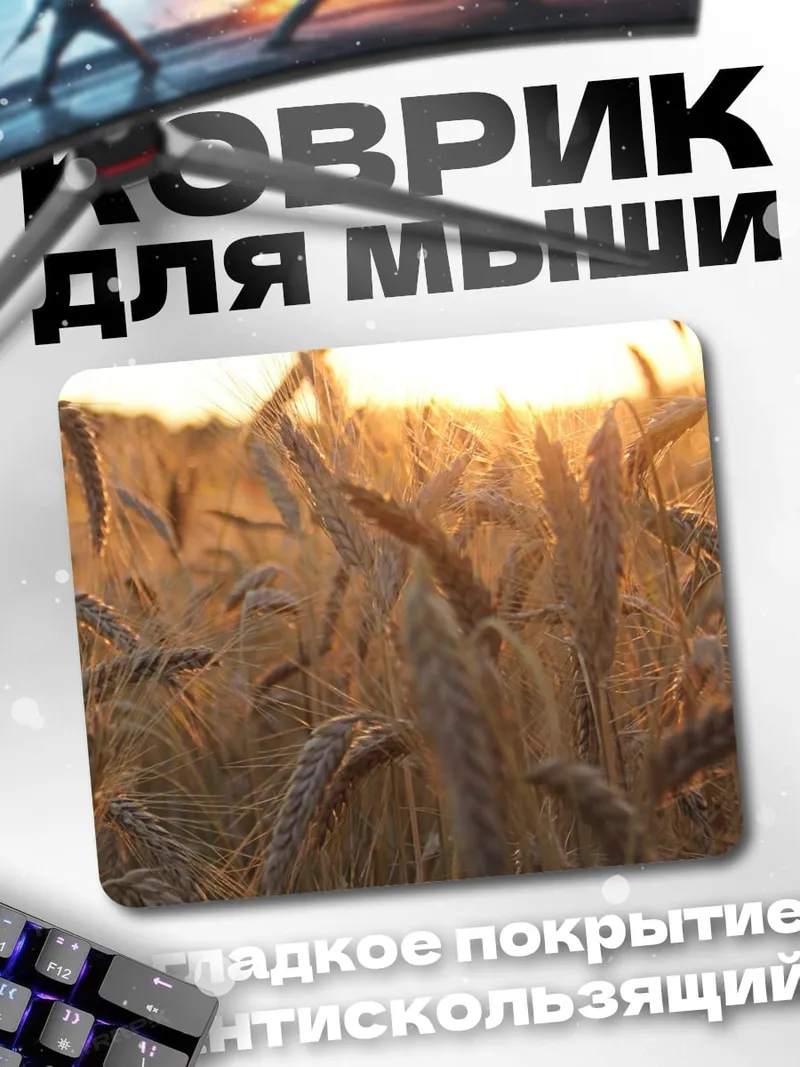 Коврик Золотое поле пшеницы