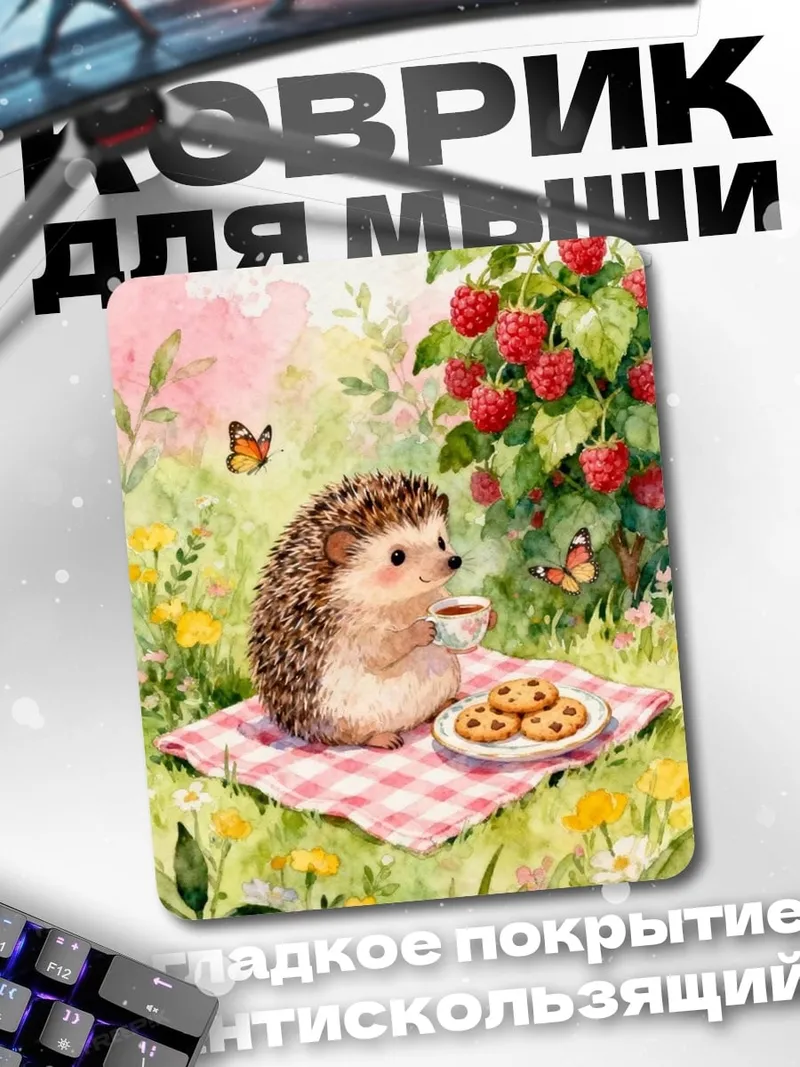 Коврик Ёжик на пикнике