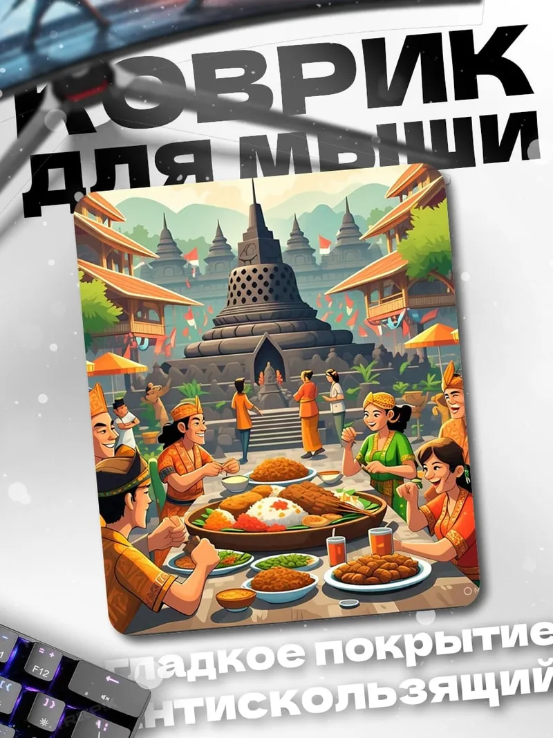 Коврик Праздник в Боробудуре