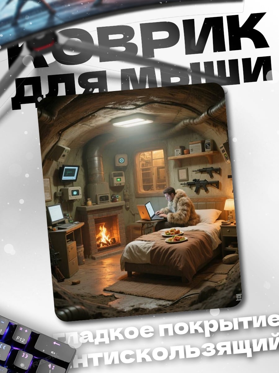 Коврик Бункер комната