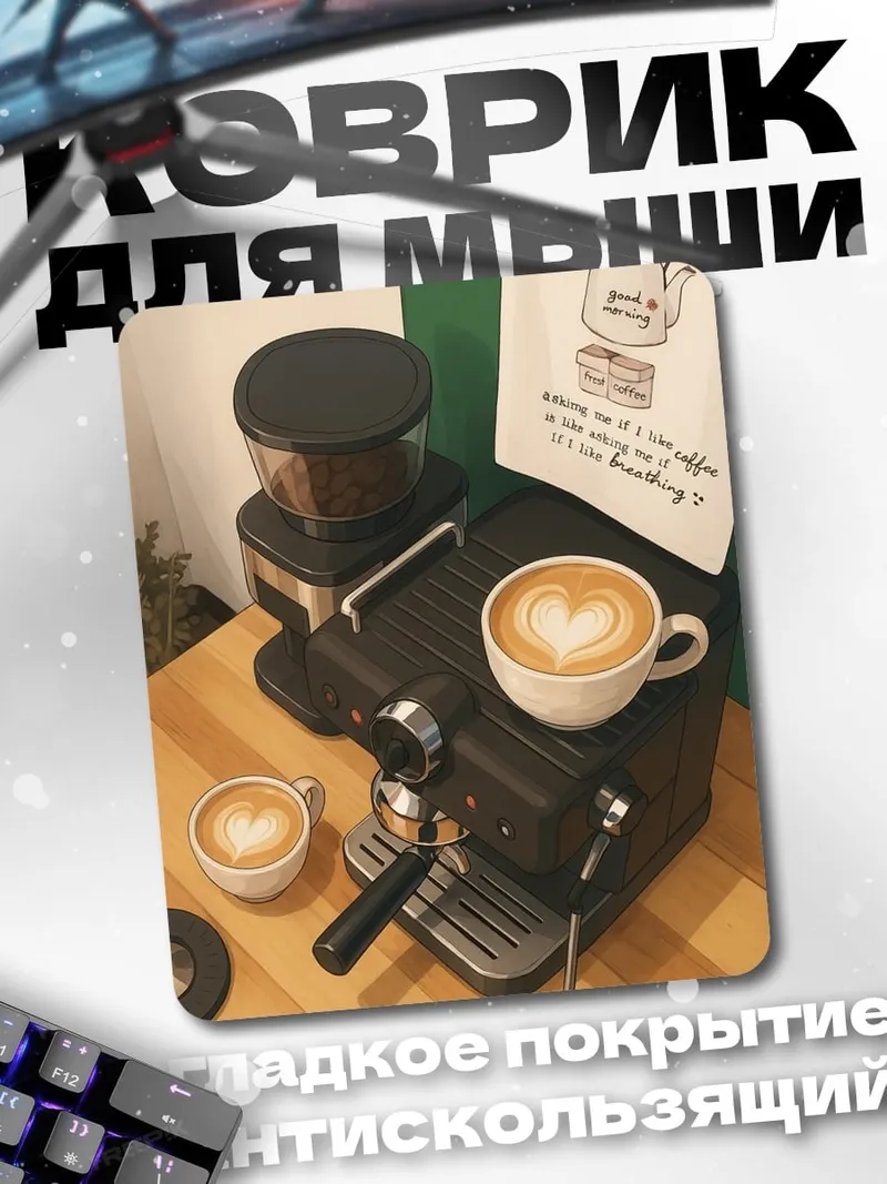 Коврик Кофемашина с латте