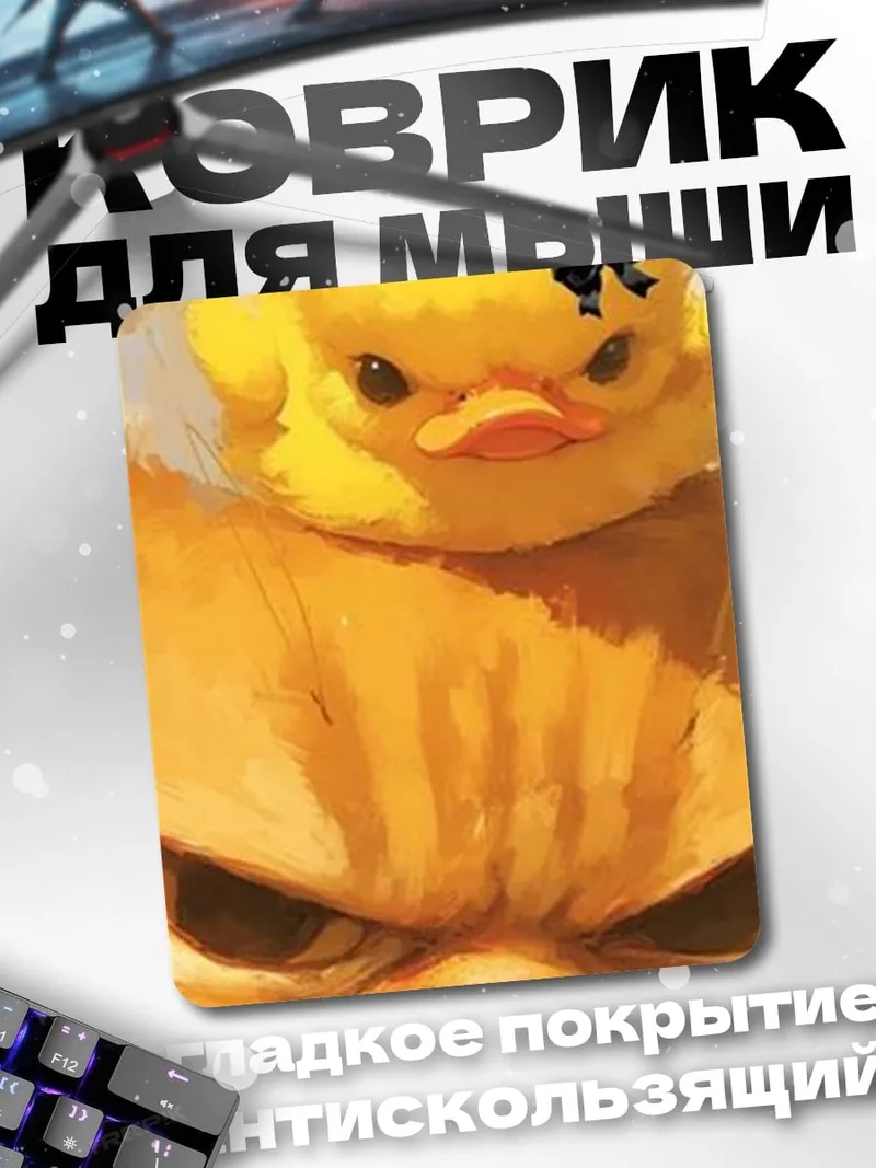 Коврик Кот и утенок