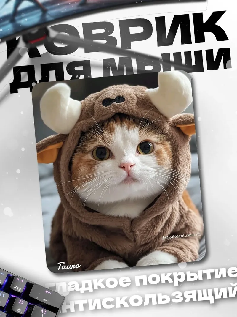 Коврик Кот в костюме