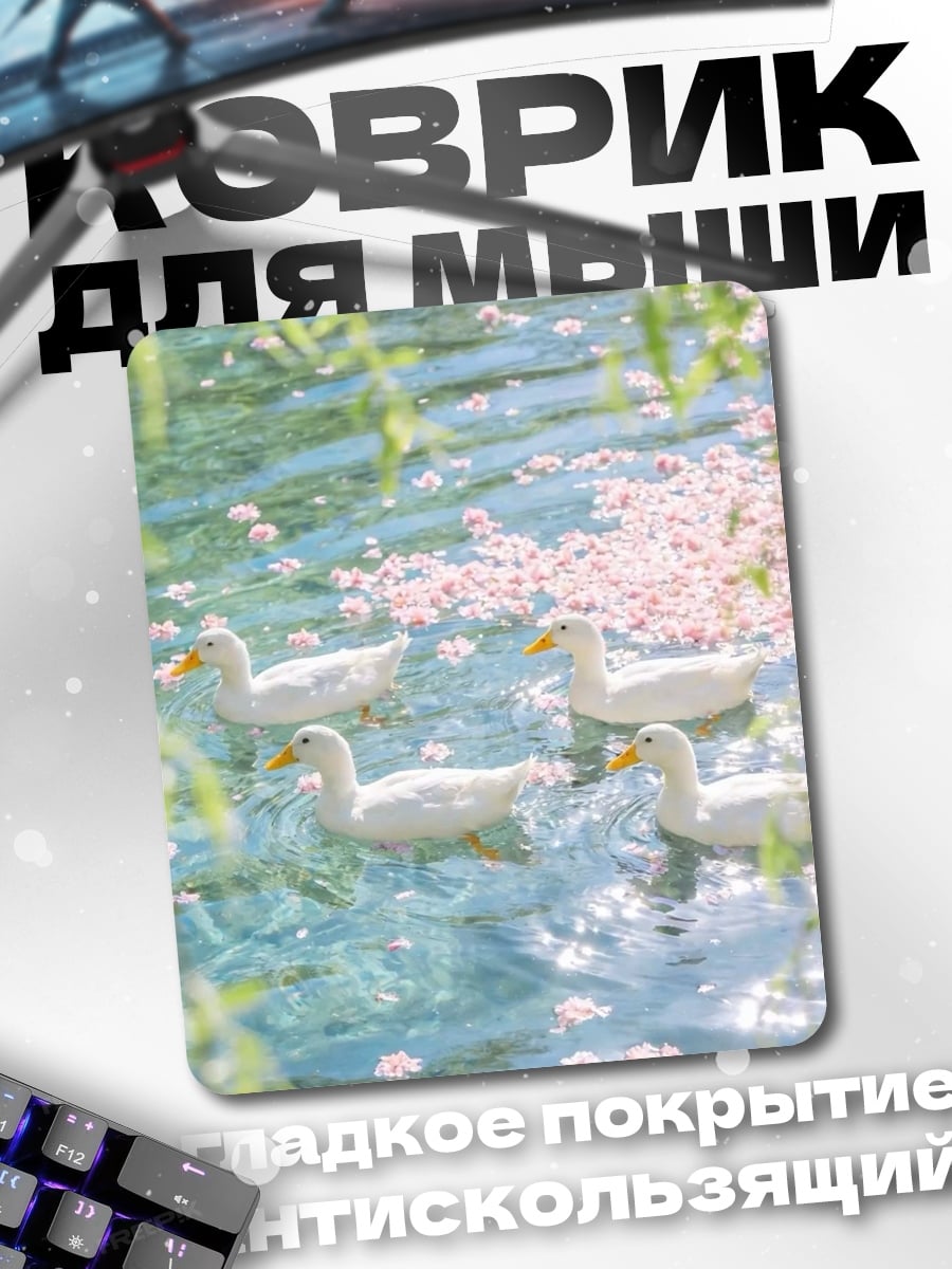 Коврик Утки в пруду