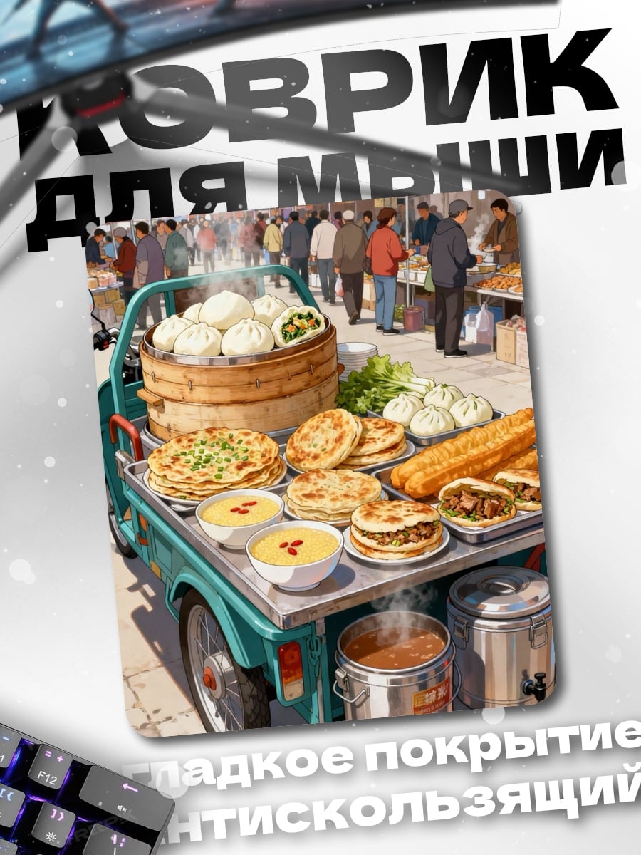 Коврик Уличная еда Азия