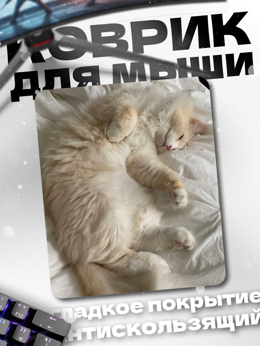 Коврик Спящий кот