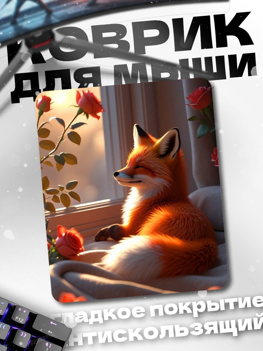 Коврик Лиса у окна