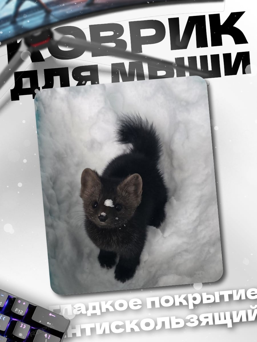 Коврик Черный котенок