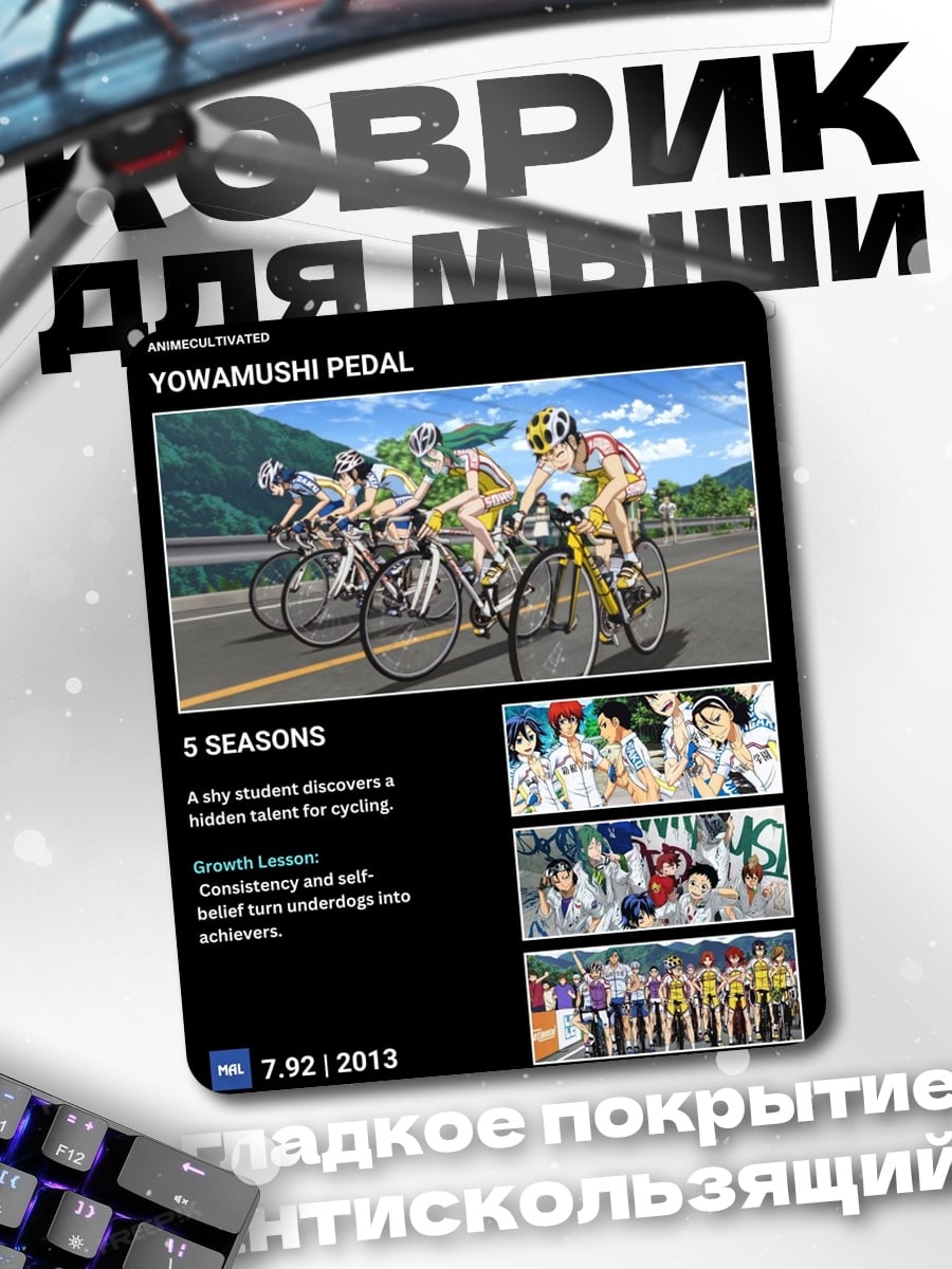 Коврик Велоспорт Yowamushi Pedal