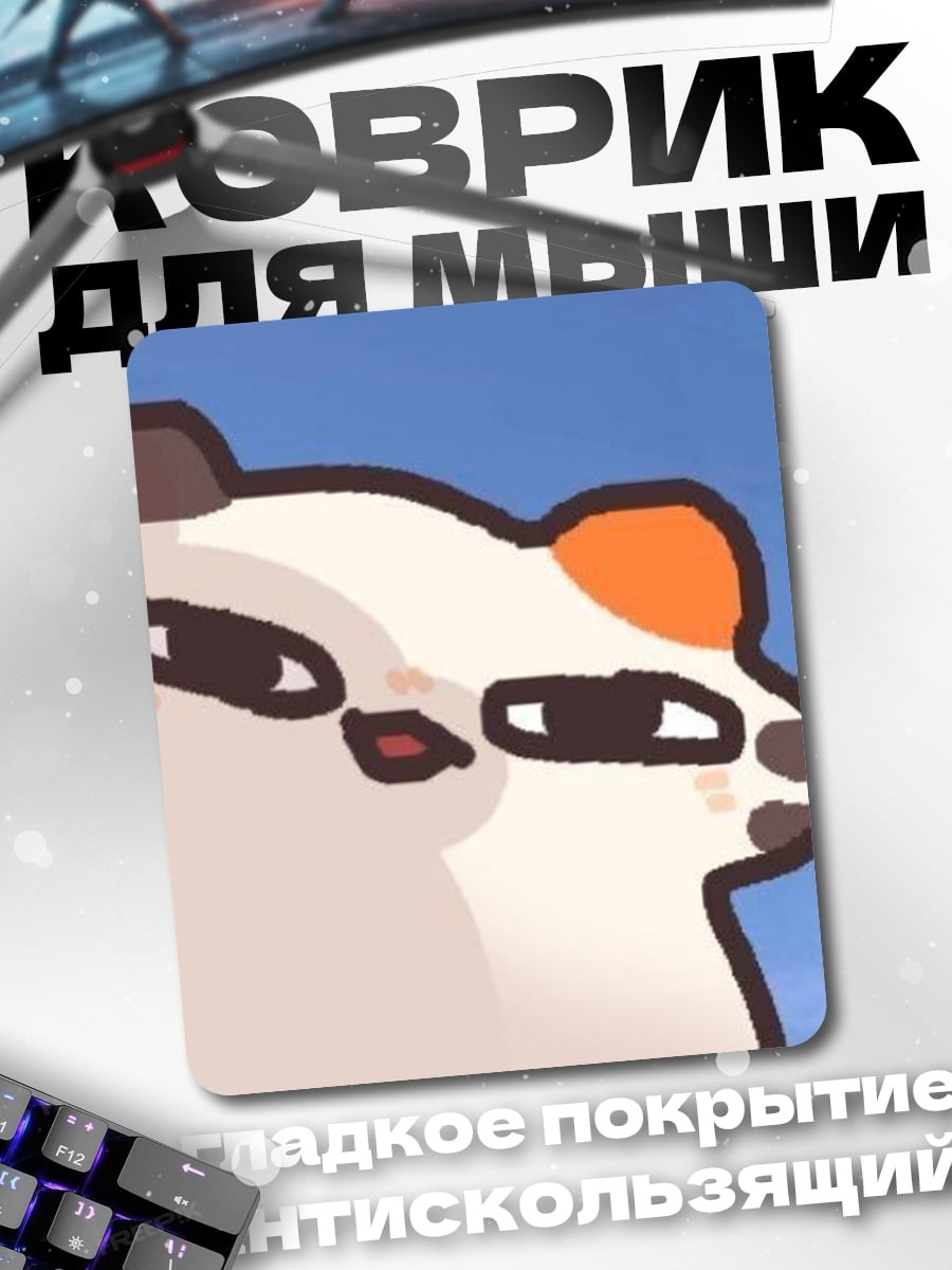 Коврик Забавный кот