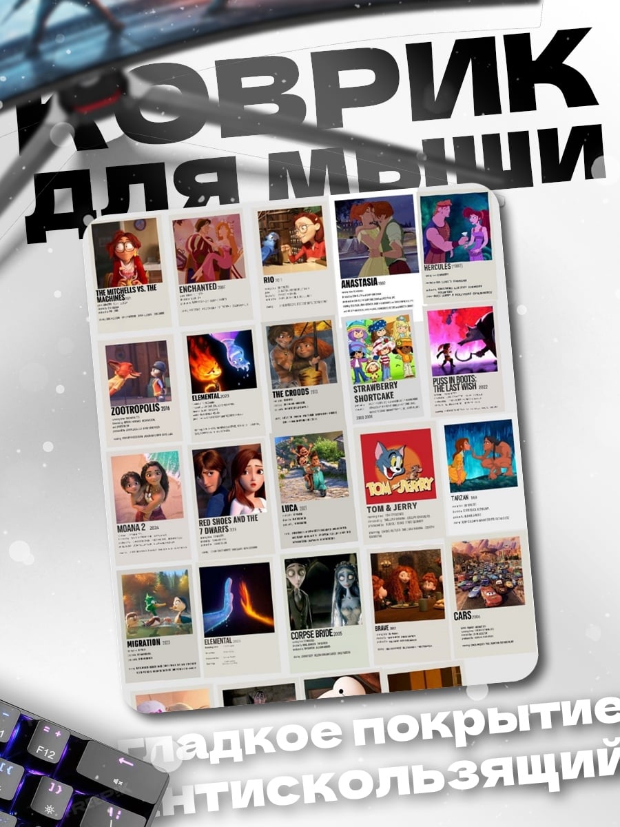 Коврик Коллаж из фильмов