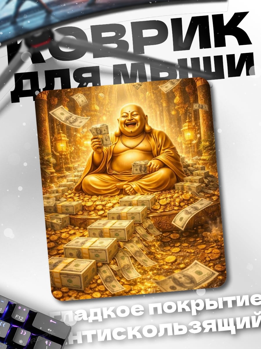Коврик Будда богатства