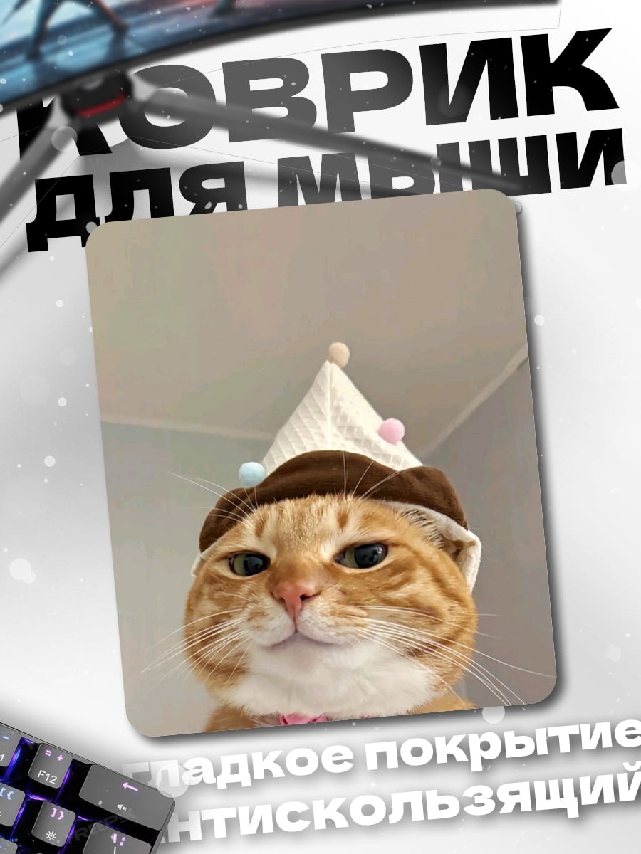 Коврик Кот в шляпе