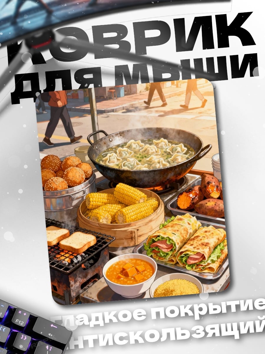 Коврик Уличная еда