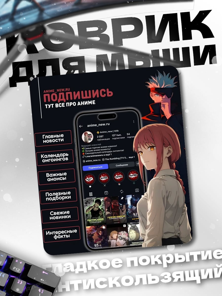 Коврик Аниме новости