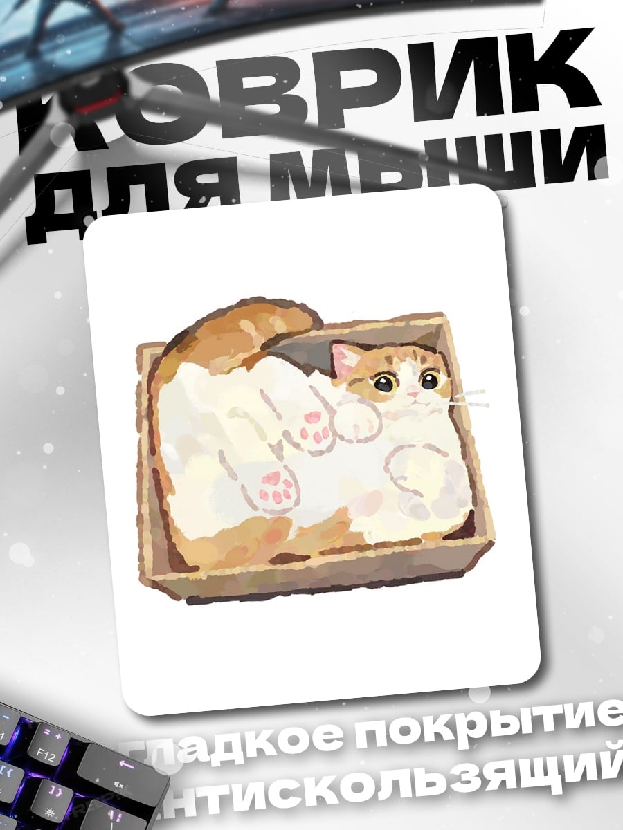 Коврик Кот в коробке