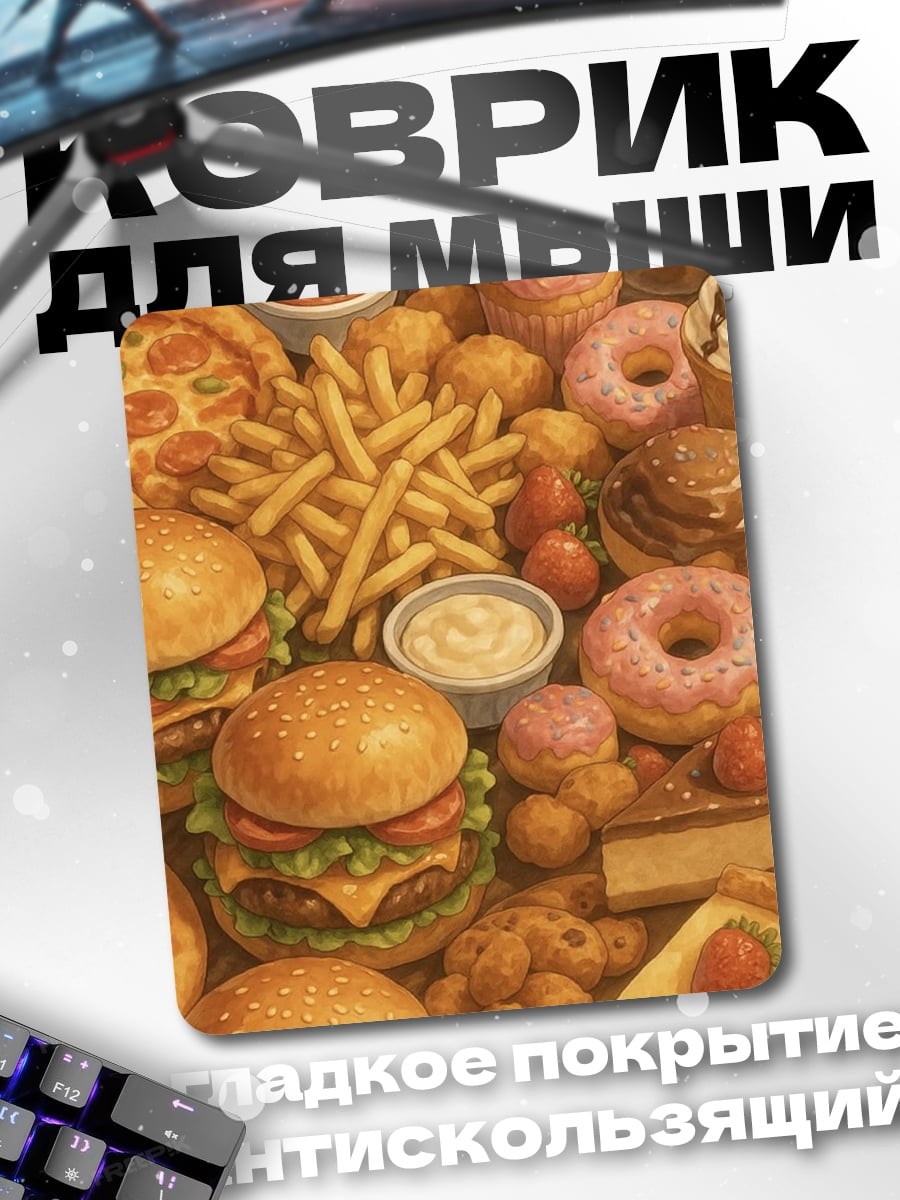 Коврик Фастфуд рай