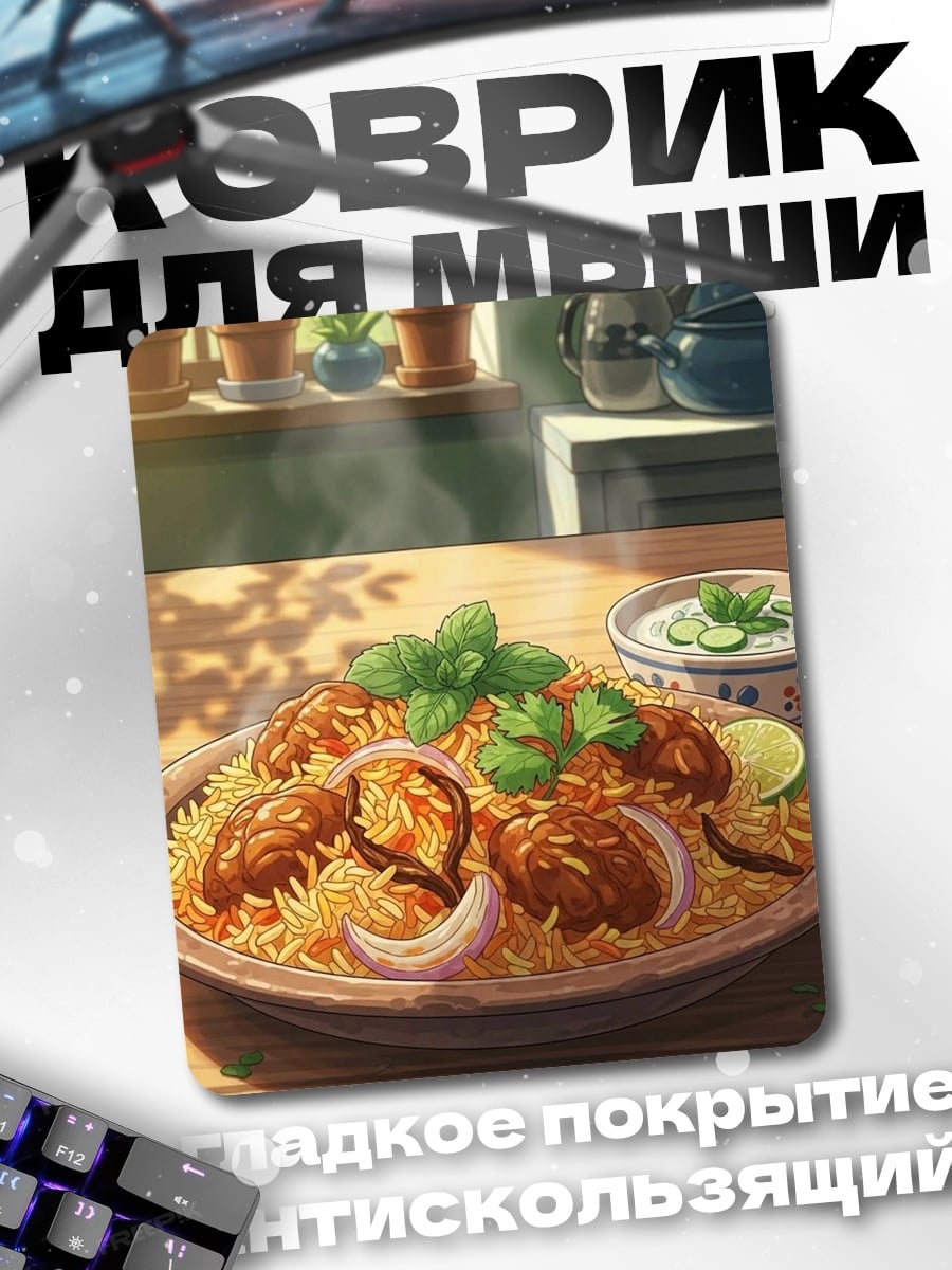 Коврик Блюдо с рисом