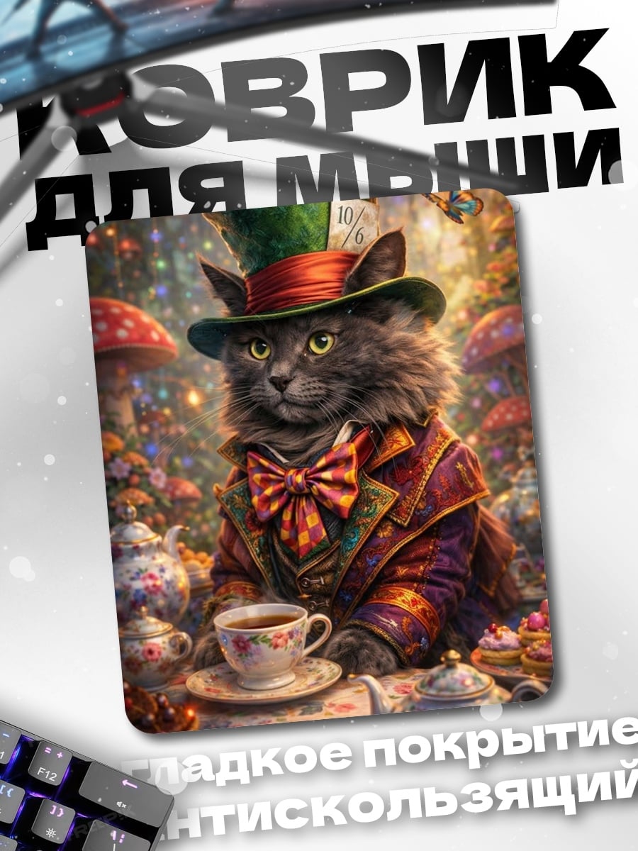 Коврик Кот в шляпе