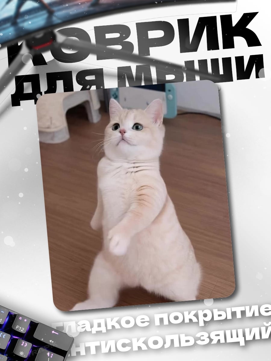 Коврик Кот танцует