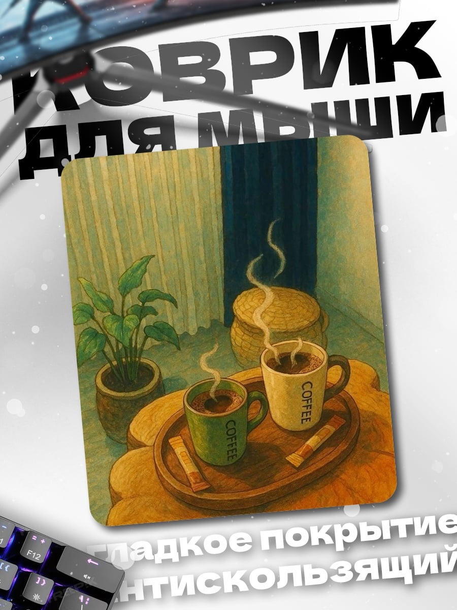 Коврик Утренний кофе