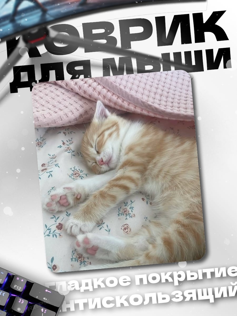 Коврик Спящий кот