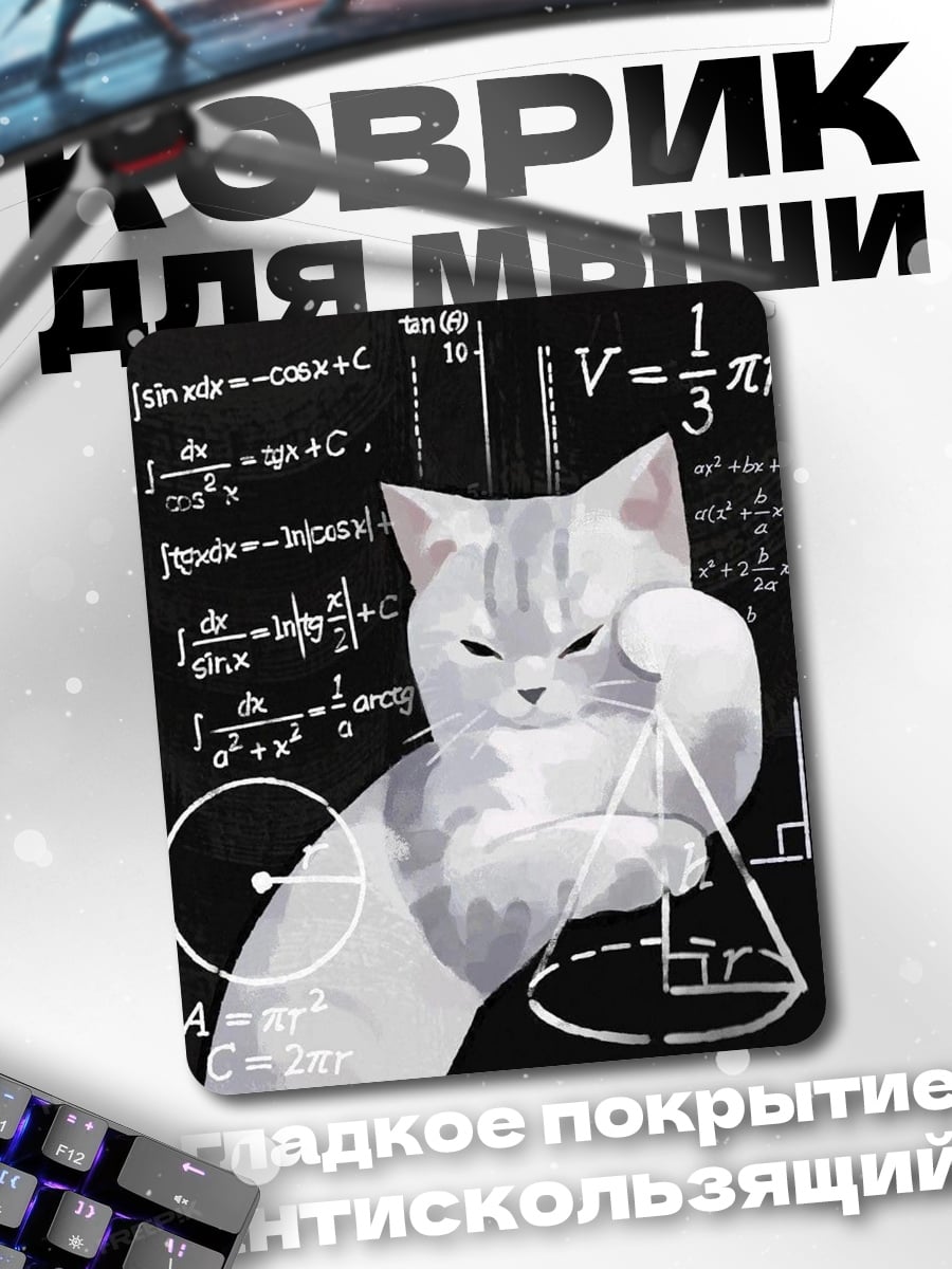 Коврик Кот и математика