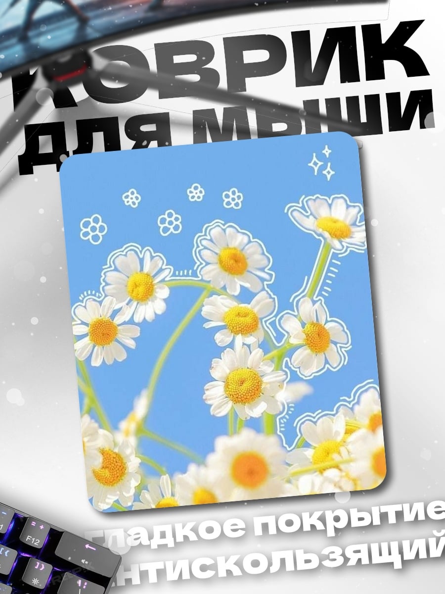 Коврик Летнее поле ромашек