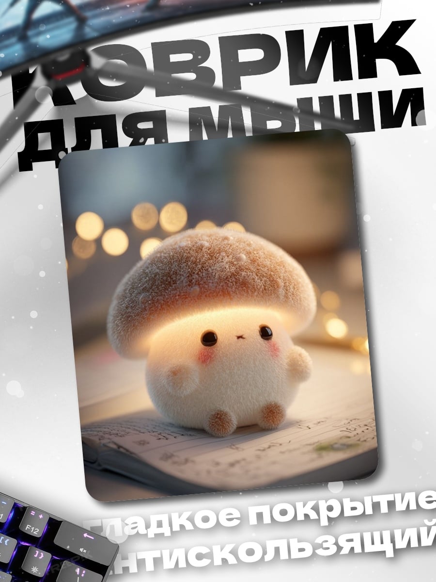 Коврик Светящийся гриб