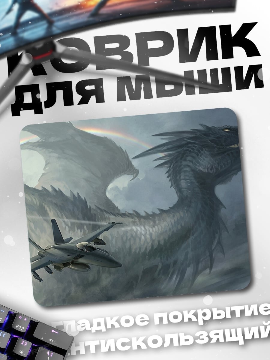 Коврик Дракон и самолет