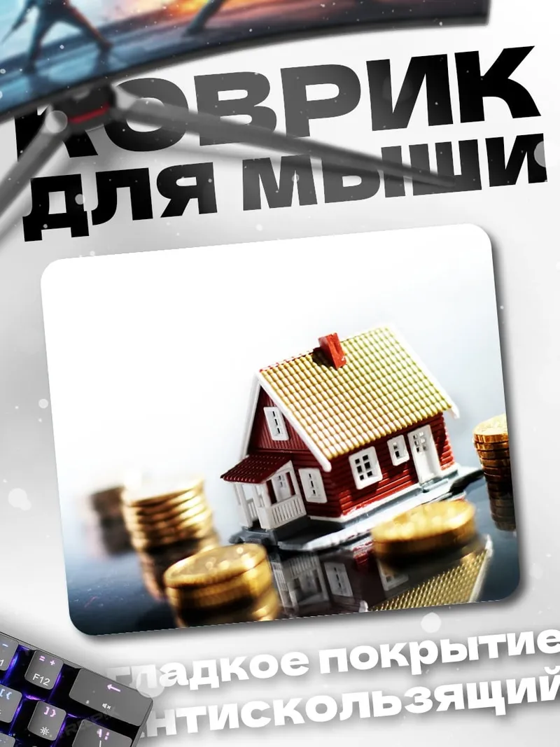 Коврик Дом и монеты