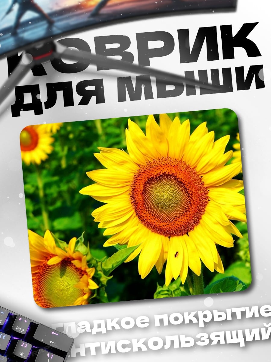 Коврик Поле подсолнухов