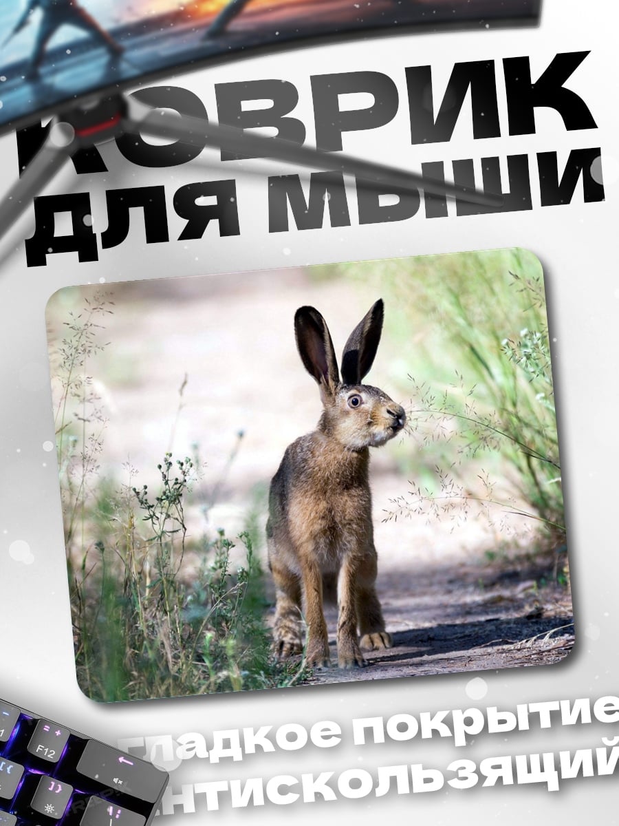 Коврик Заяц на тропе