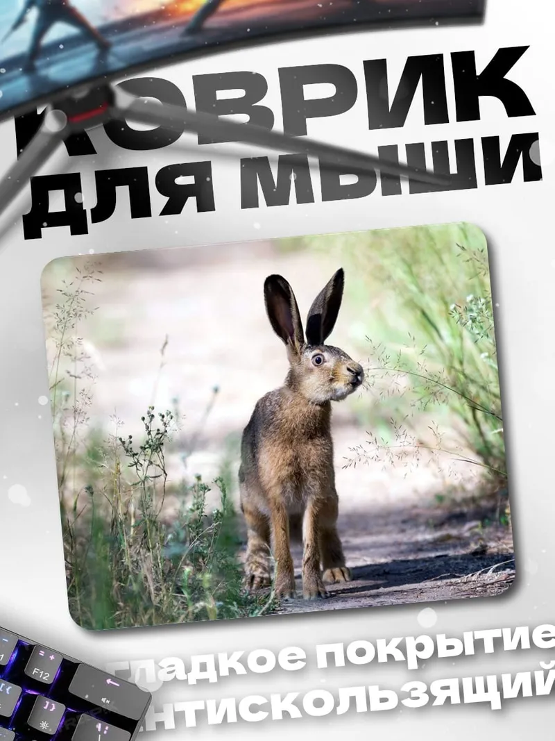 Коврик Заяц на тропе