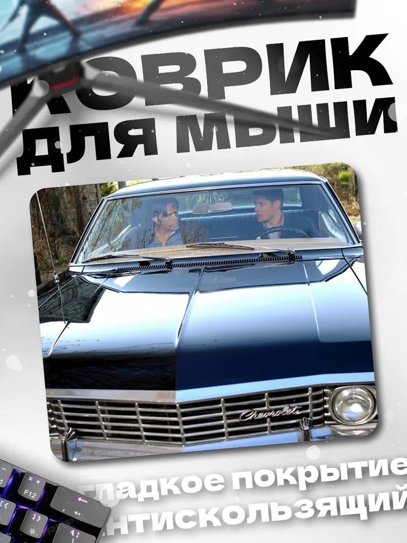 Коврик Два брата в машине