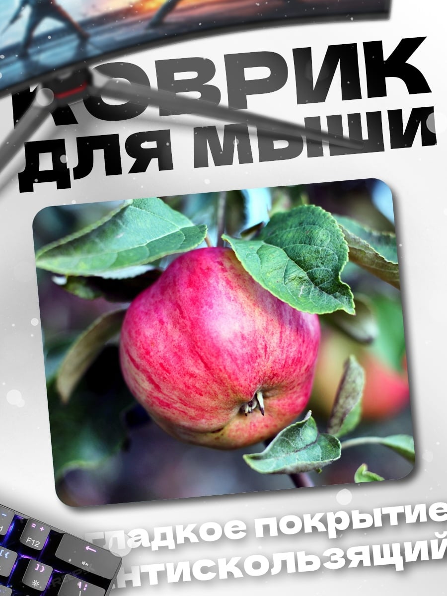 Коврик Яблоко на ветке