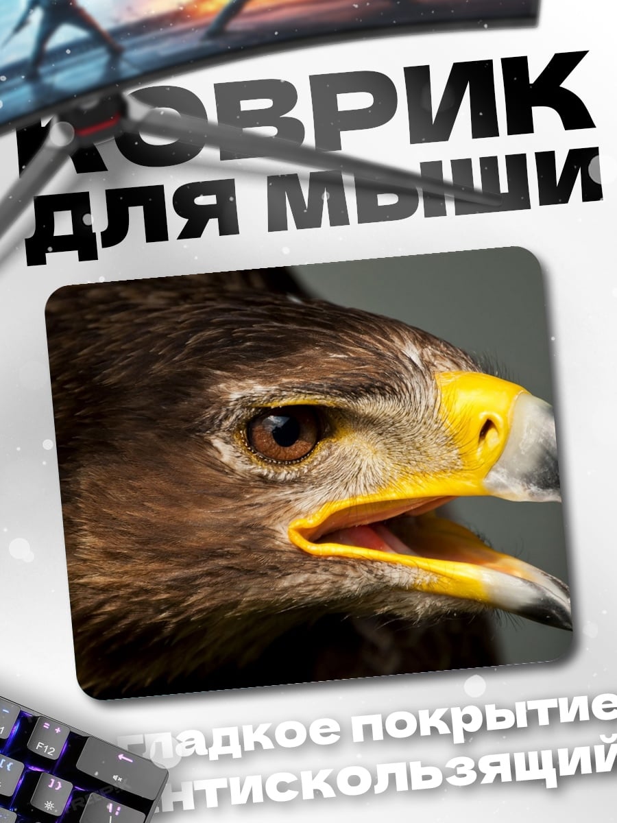 Коврик Орел крупным планом