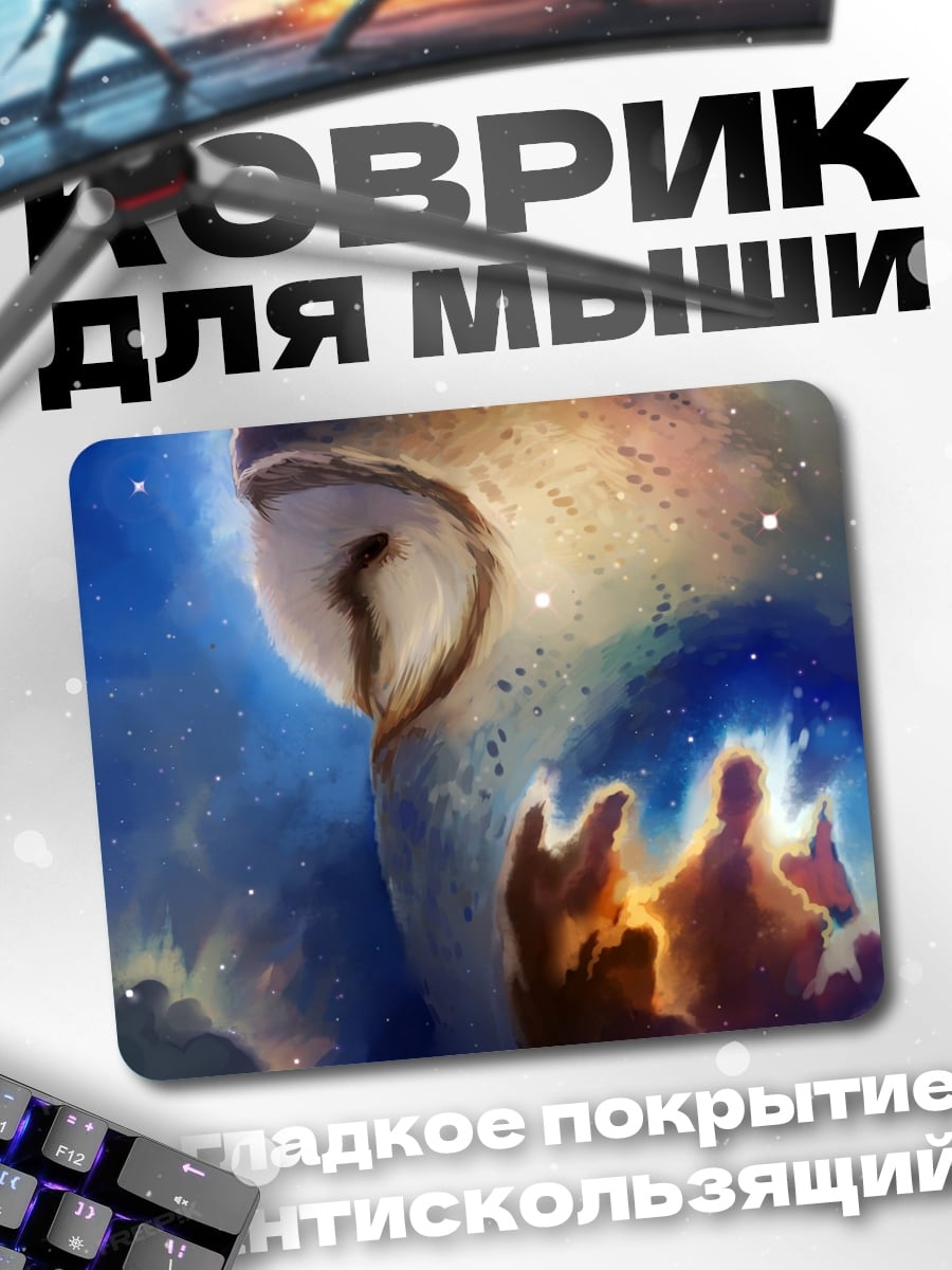 Коврик Сова в космосе
