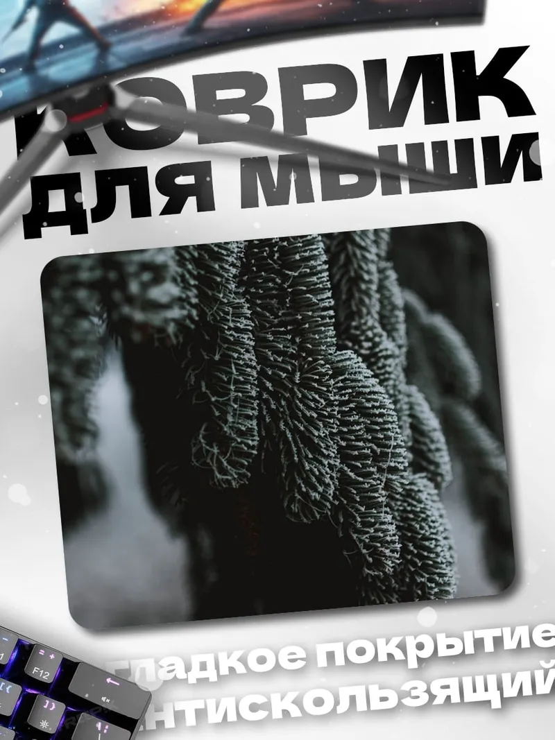 Коврик Заснеженные ветки