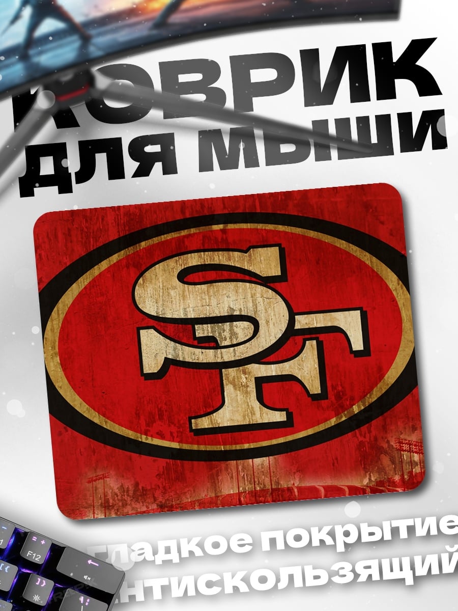 Коврик Логотип 49ers