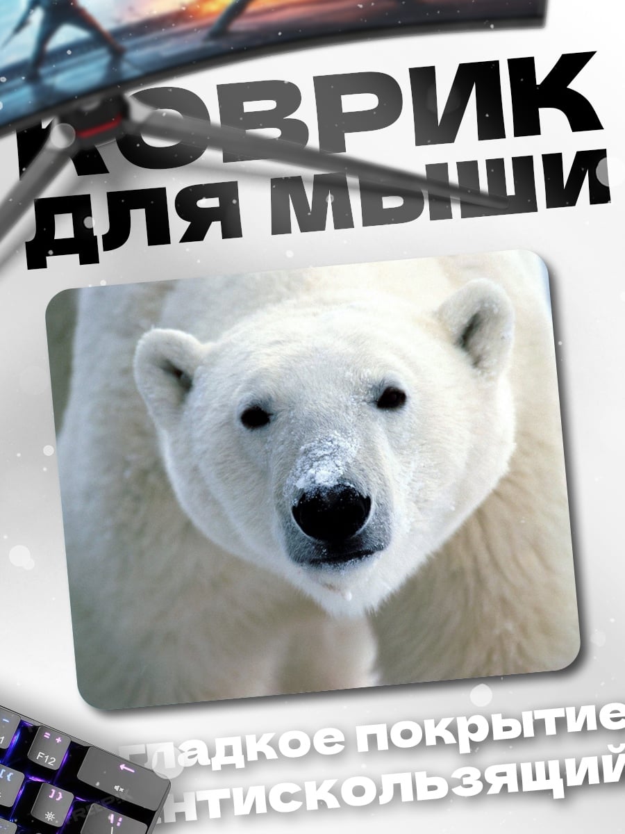 Коврик Белый медведь