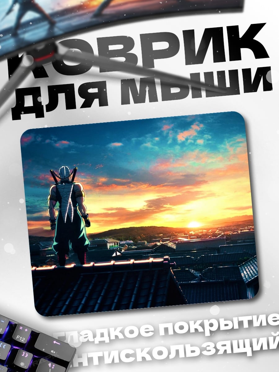 Коврик самурай на крыше