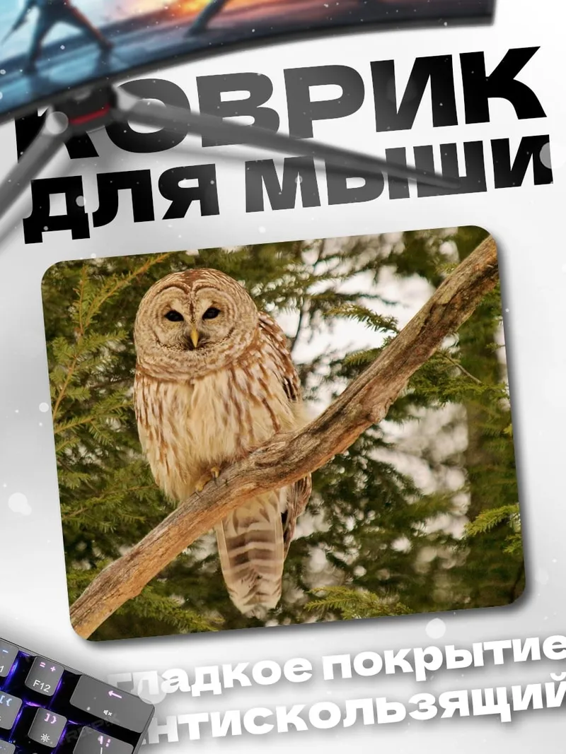 Коврик Полосатая сова