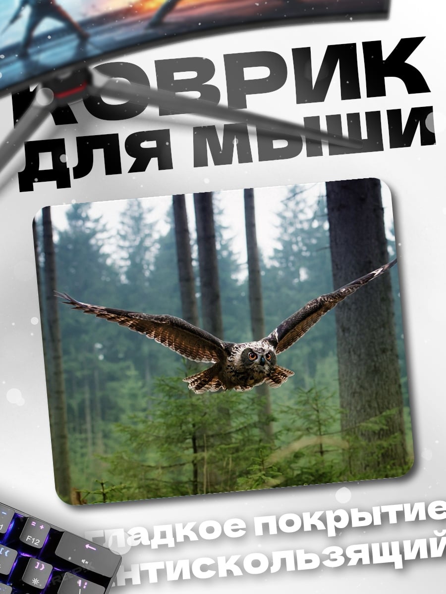 Коврик Летающая сова